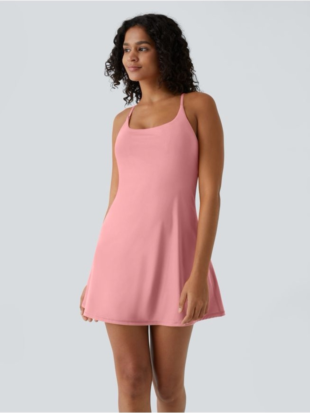 Halara SoftlyZero Plush Backless Active Mini Dress Medium